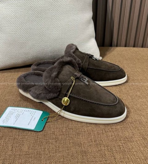 로로피아나 바부슈 참스 워크 로퍼 뮬 여성용