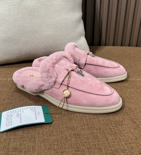 로로피아나 바부슈 참스 워크 로퍼 뮬 여성용