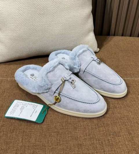 로로피아나 바부슈 참스 워크 로퍼 뮬 여성용