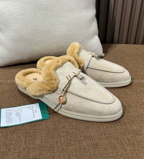 로로피아나 바부슈 참스 워크 로퍼 뮬 여성용