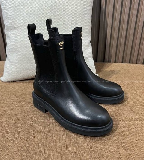 펜디 로고 부츠 여성용