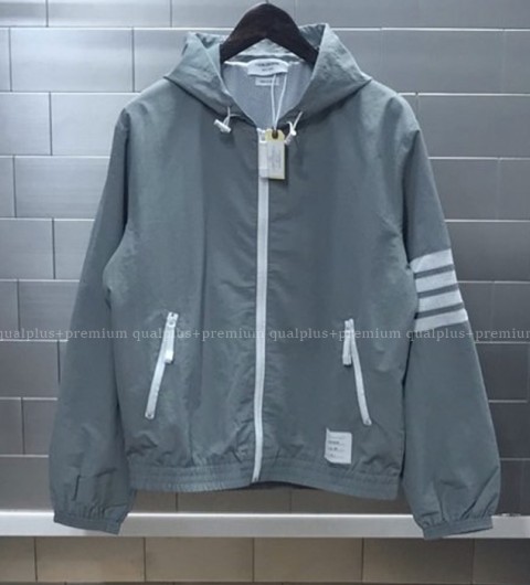 [국내배송] 톰*라운 립스탑 메시 4bar 후드 자켓