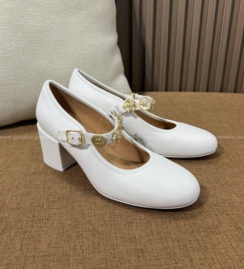 샤넬 24A 메리제인 슈즈 6cm 여성용