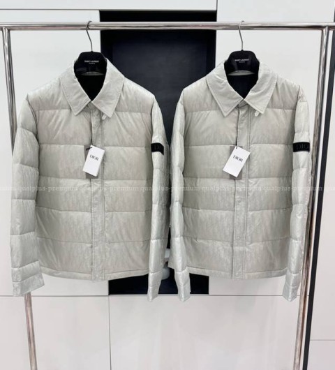 디올 오블리크 카라 패딩