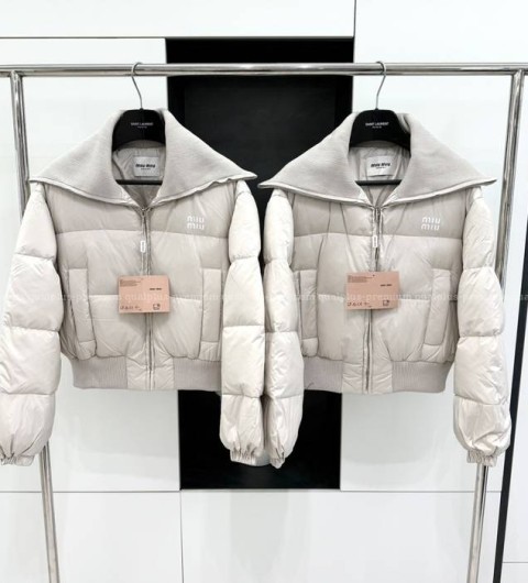 미우미우 카라 다운 패딩 여성용