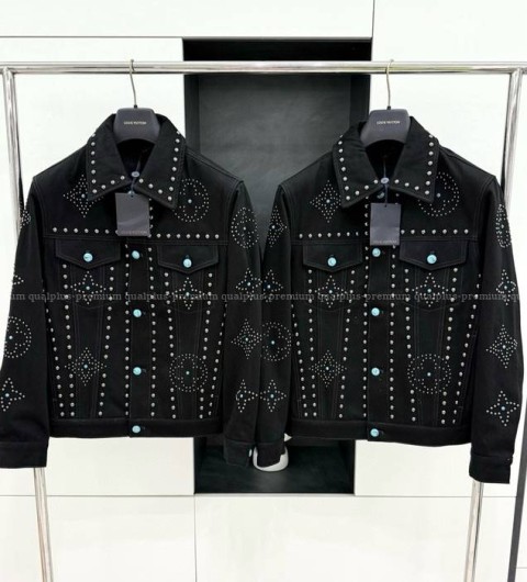 루이비통 엠브로이더드 데님 자켓