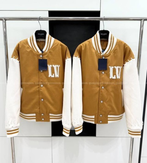 루이비통 엠브로이더드 바시티 블루종 자켓