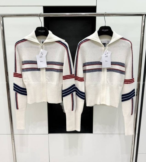 디올 알프스 모크넥 가디건 여성용