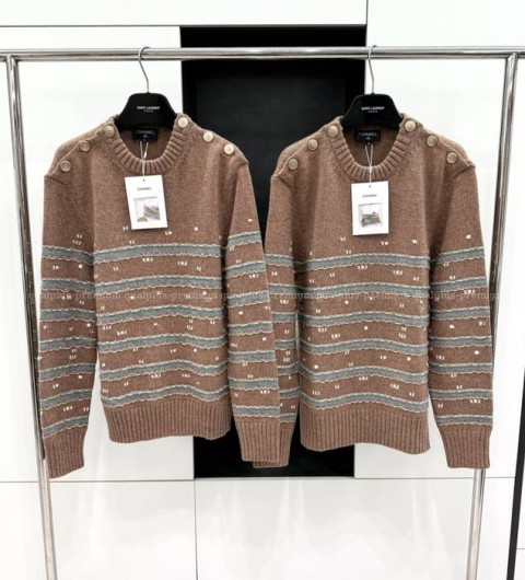 샤넬 24K 스트라이프 니트 여성용