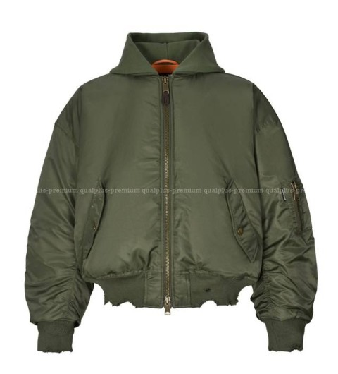 발렌시아가 후드 보머 자켓