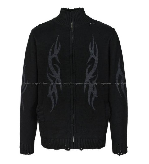 발렌시아가 Y2K 니트 집업 자켓