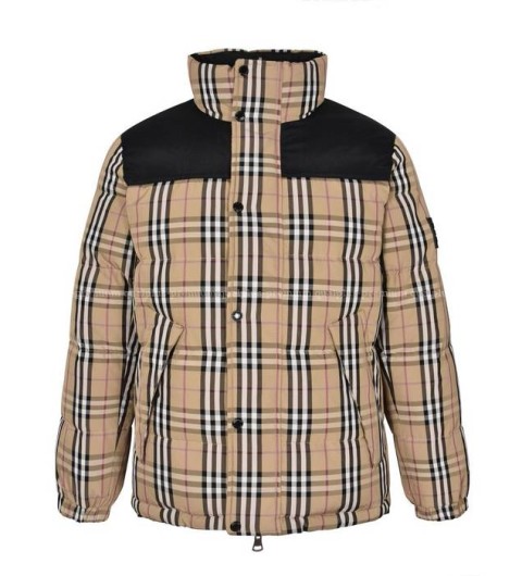 버버리 리버서블 체크 푸퍼 패딩