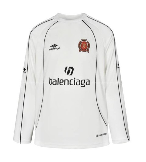 발렌시아가 파리 사커 롱 슬리브 긴팔티셔츠