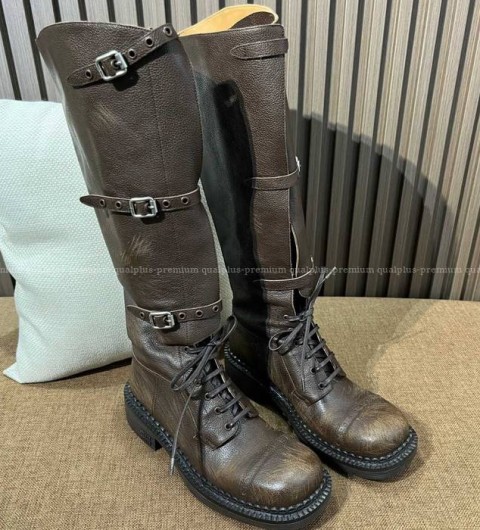 미우미우 가죽 부츠 여성용