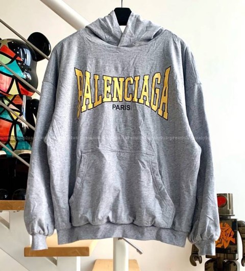 발렌시아가 복싱 후드티셔츠