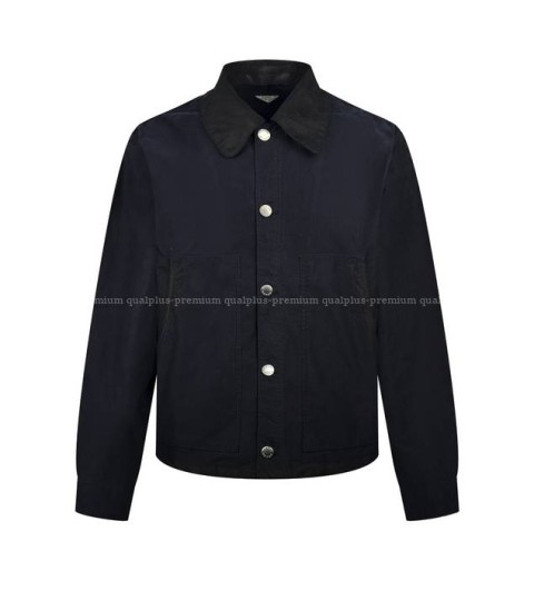 프라다 로고 데님 워크 자켓