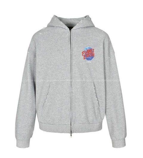 발렌시아가 플래닛 어스 후드집업 자켓