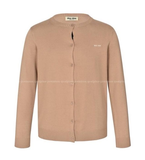 미우미우 캐시미어 라운드 가디건 여성용