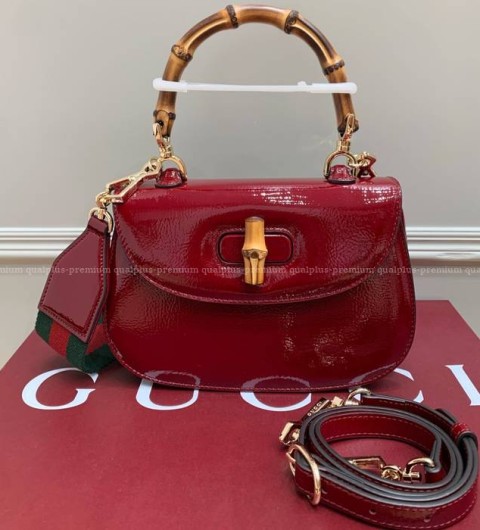 구찌 675797 뱀부 1947 탑핸들백 스몰