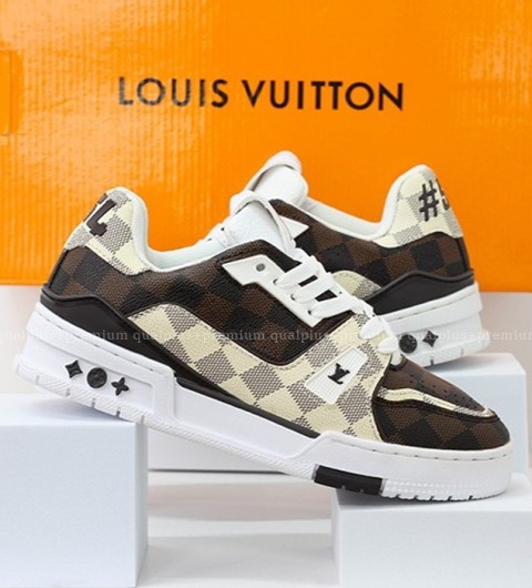 [국내배송] 루*비통 LV 트레이너 다미에 스니커즈