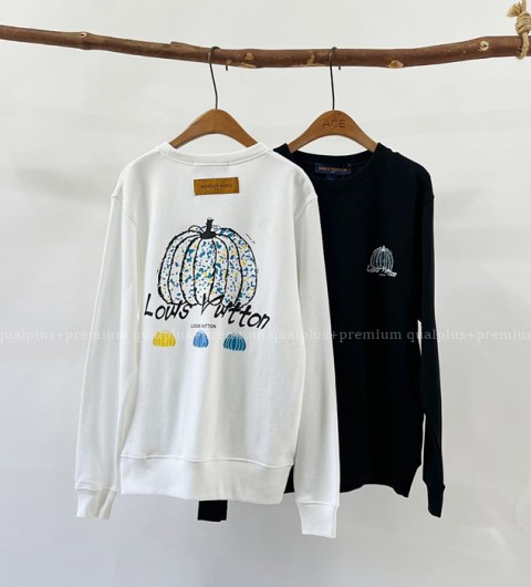 [국내배송] 루*비통 쿠사마 야요이 콜라보 호박 페인팅 맨투맨 (2color)