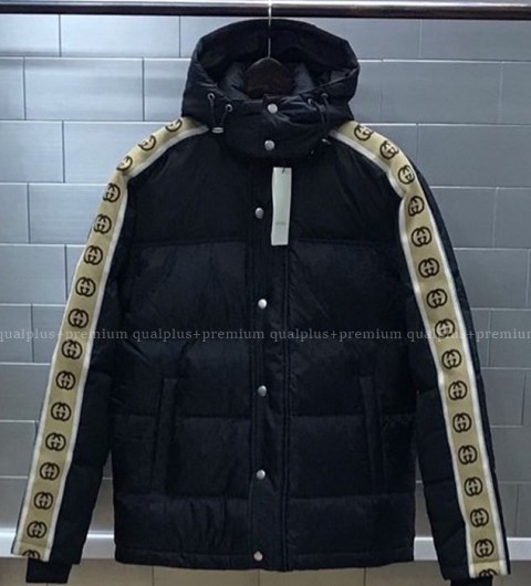 [국내배송] 구* 크루즈 자카드 다운 패딩