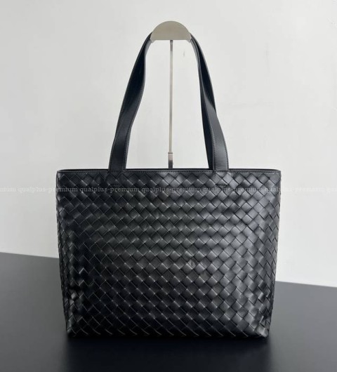 보테가베네타 786666 인트레치아토 지퍼 토트백 라지 남성용