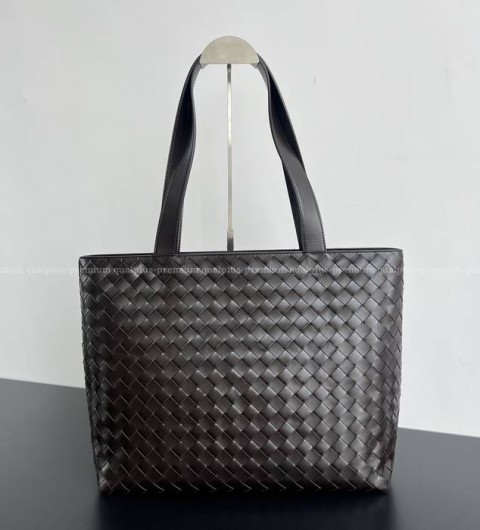 보테가베네타 786666 인트레치아토 지퍼 토트백 라지 남성용