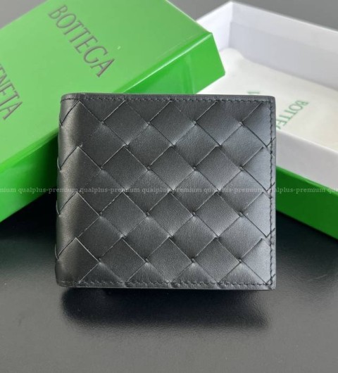 보테가베네타 605722 인트레치아토 코인백 폴더형 반지갑 남성용