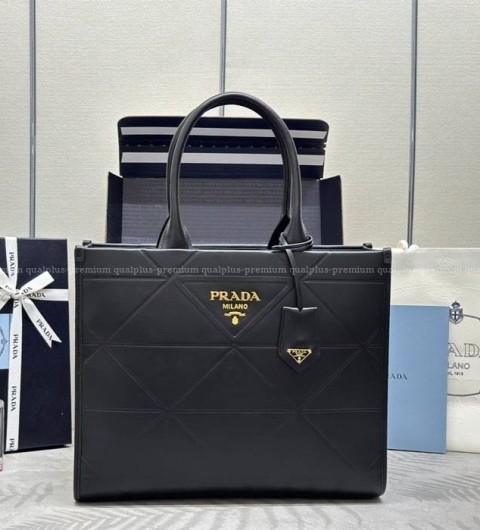 프라다 1BA378 심볼 토트백 미듐