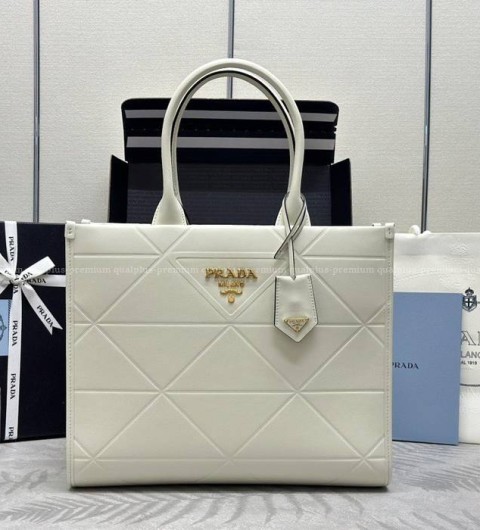 프라다 1BA378 심볼 토트백 미듐